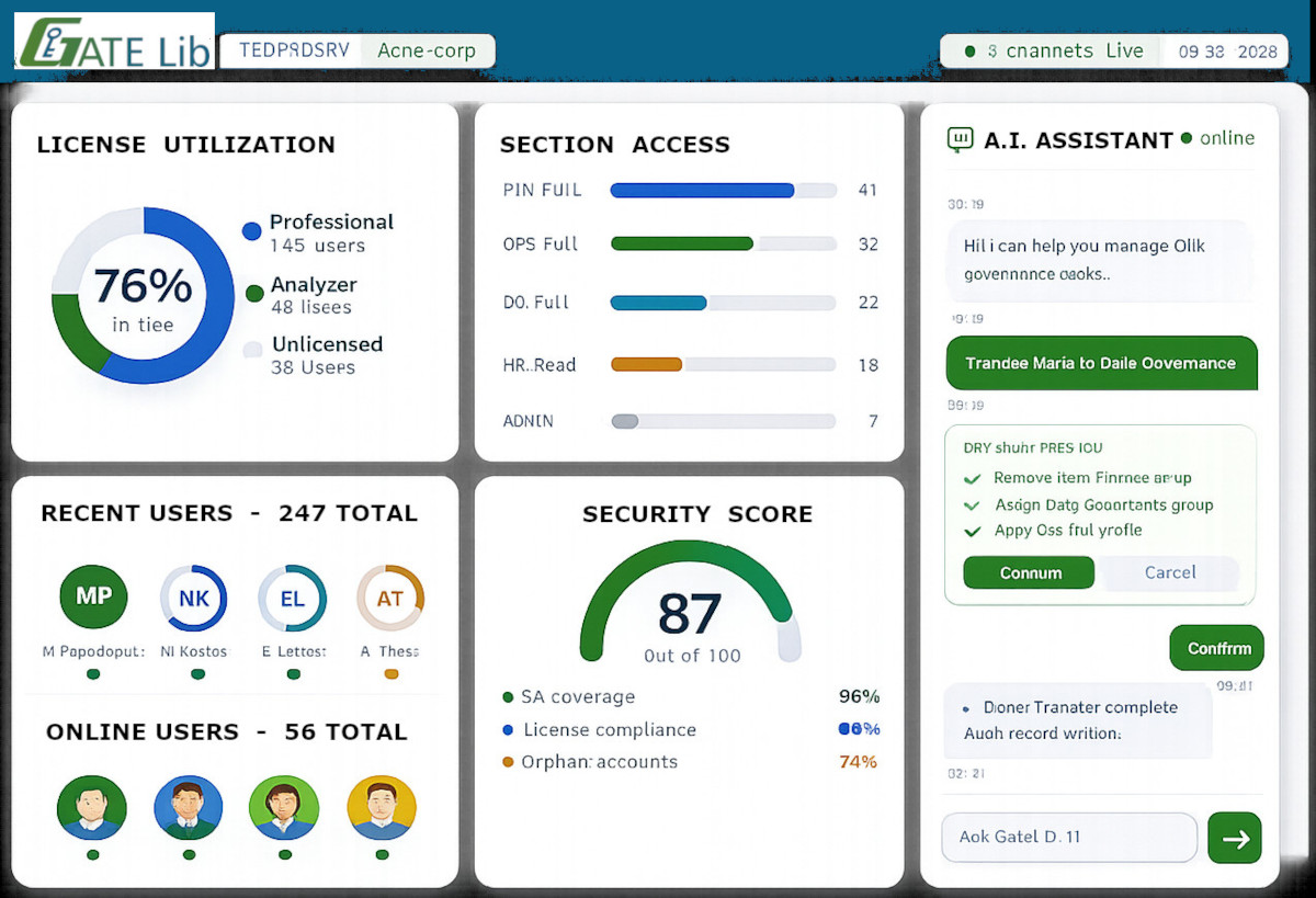 GateLib governance diagram